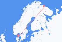 Flights from Murmansk, Russia to Aalborg, Denmark