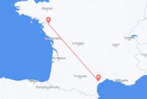 Flights from Béziers, France to Nantes, France