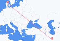 Flights from Isfahan, Iran to Aarhus, Denmark