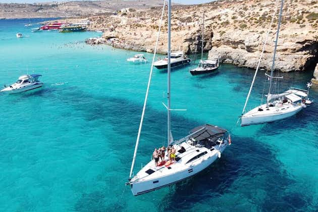 Full-Day Private Sailboat Charter in Malta