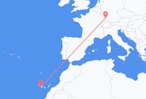 Flights from San Sebastián de La Gomera, Spain to Strasbourg, France