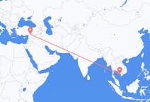 Flyg från Phu Quoc, Vietnam till Gaziantep, Turkiet