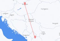 Flyg från Skopje till Budapest