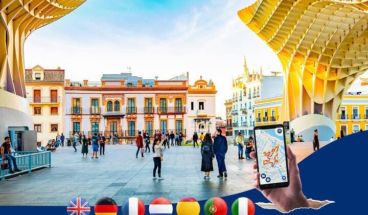 Sevilla Centre: Walking Tour with Audio Guide on App
