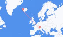 이탈리아 밀라노발 아이슬란드 레이캬비크행 항공편