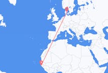 Flights from Ziguinchor, Senegal to Aarhus, Denmark
