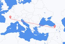Flyg från Clermont-Ferrand till Erzurum