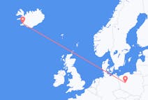Flights from Reykjavik, Iceland to Poznań, Poland