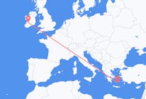 Flyg från Santorini, Grekland till Shannon, County Clare, Irland