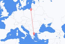 Flights from Skiathos, Greece to Szymany, Szczytno County, Poland