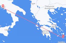 Flights from Santorini to Naples
