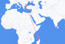 Flyrejser fra Nosy Be, Madagaskar til Mytilini, Grækenland