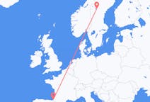Flights from Östersund, Sweden to Biarritz, France