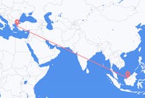 Flyreiser fra Sibu, Malaysia til Mytilene, Hellas
