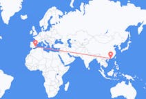 Flyg från Shenzhen, Kina till Murcia, Spanien