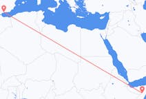 Flyreiser fra Garoe, Somalia til Malaga, Spania