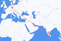 Flyreiser fra Madurai, til Nürnberg