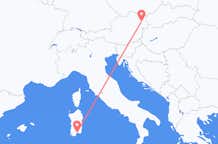 Flyreiser fra Cagliari, til Vienna