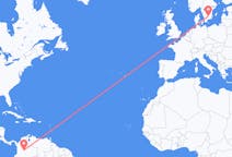 Flights from Bogotá to Växjö
