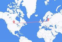 Flyreiser fra Brandon, Canada til Kaunas, Litauen