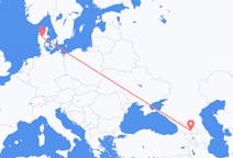 Flights from Tbilisi, Georgia to Karup, Denmark