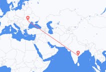 Flyreiser fra Vijayawada, India til Iași, Romania