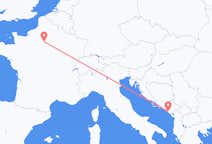 Flyg från Tivat, Montenegro till Paris, Frankrike