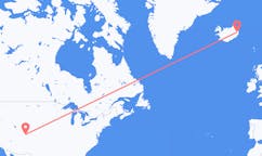 出发地 美国蒙特罗斯目的地 冰岛埃伊尔斯塔济的航班