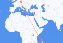 Flyreiser fra Nysgjerrig Være, Madagaskar til München, Tyskland
