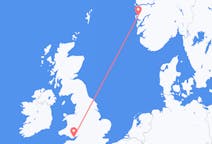 Flights from from Bergen to Cardiff