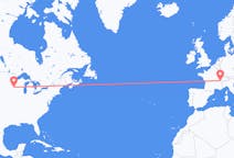 Flyreiser fra Rochester, USA til Genève, Sveits