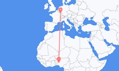 Flyrejser fra Ilorin, Nigeria til Metz, Frankrig