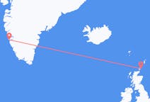 Vols depuis la ville de Nuuk vers la ville de Stronsay