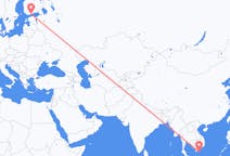 Flights from Côn Sơn Island to Helsinki