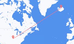 Vols de la ville de Springfield, les États-Unis vers la ville d'Akureyri, Islande