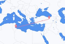 Flyreiser fra Djerba, Tunisia til Erzincan, Tyrkia