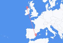 Flights from Donegal, Ireland to Alicante, Spain