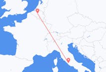 Flyreiser fra Roma, til Brussel