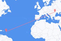 Flyreiser fra Antigua, Antigua og Barbuda til Iași, Romania