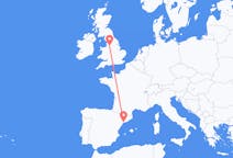 Flyreiser fra Reus, Spania til Manchester, England