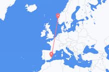 Flights from Bergen to Alicante