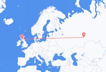 Voli from Ekaterinburg, Russia to Glasgow, Scozia