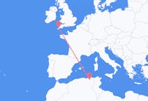 Flyreiser fra Constantine, Algerie til Newquay, England