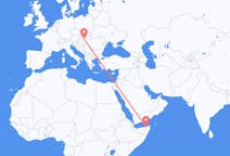 Flyg från Bosaso, Somalia till Budapest, Ungern