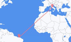 Flyrejser fra Parnaíba, Brasilien til Rom, Italien