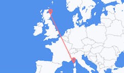 Flights from Calvi to Aberdeen
