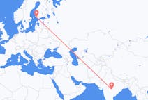 Flights from Nagpur, India to Turku, Finland