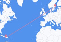 Flyreiser fra Port-au-Prince, Haiti til Stockholm, Sverige