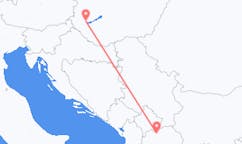 来自北马其顿斯科普里目的地 匈牙利Heviz的航班