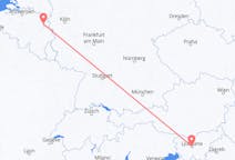 Flights from Ljubljana, Slovenia to Maastricht, the Netherlands